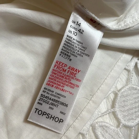 Topshop White Crochet Skirt - Picture 16 of 16